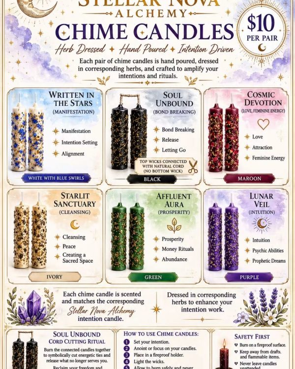 Ritual Chime Candle Pair
